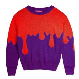 Tyler McGillivary Drip Sweater - Red/Purple